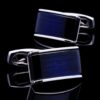 Dark Blue Cufflinks for Formal Events from Gentlemansguru.com