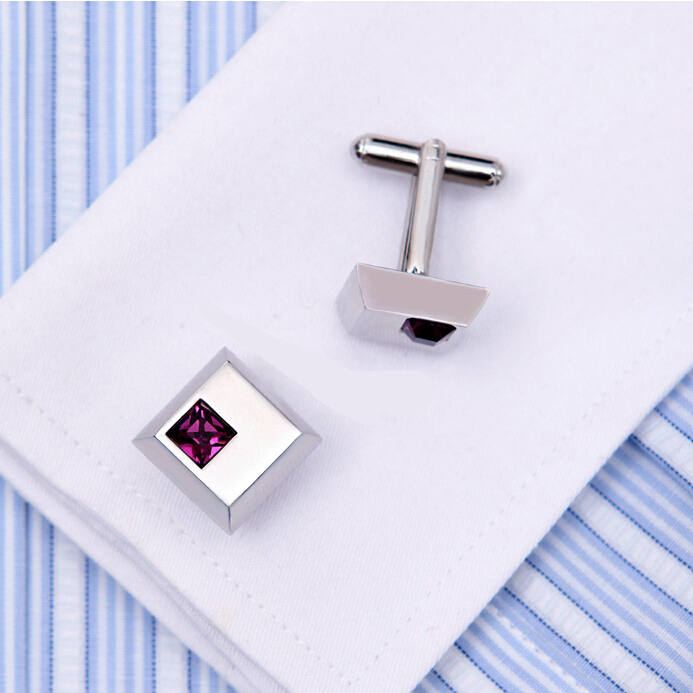 Silver Gemstone Cufflinks Free Shipping Gentleman's Guru