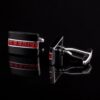 Formal Ruby Black Cufflinks for Tuxedo from Gentlemansguru.com