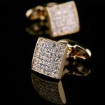 Luxury Gold Wedding Cufflinks