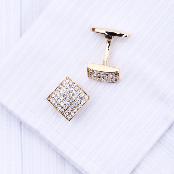 Gold Wedding Cufflinks + FREE Shipping Gentleman's Guru™