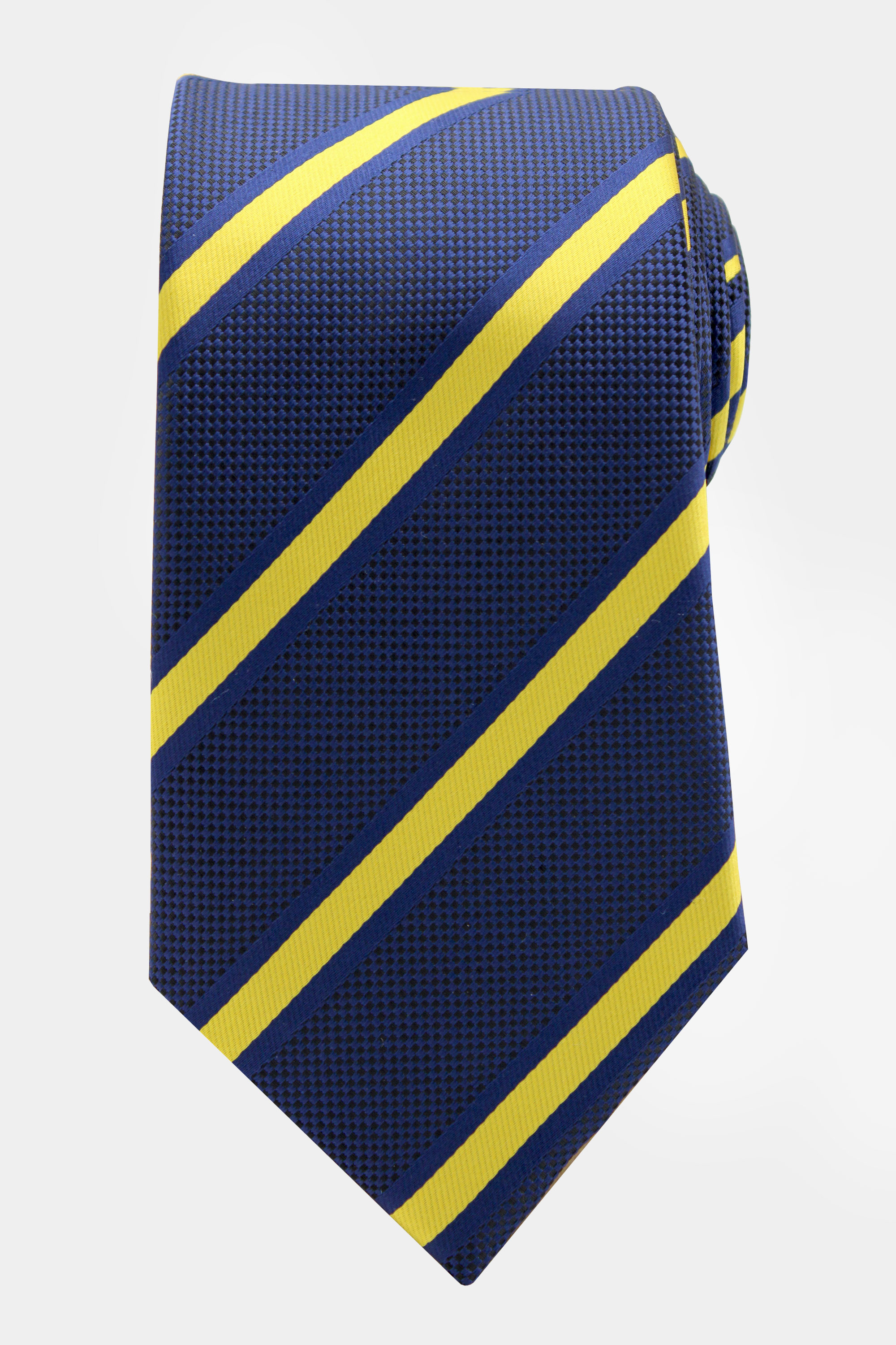 Navy-Blue-and-Gold-Striped-Tie-Grooms-Wedding-from-Gentlemansguru.com