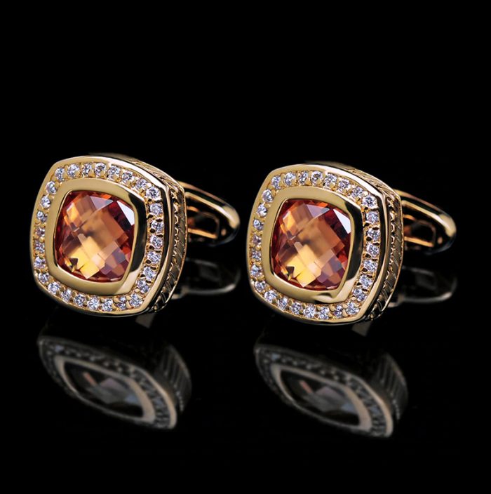 18k Gold Cufflinks Fro Sale in Vintage Style and Luxury Desing from Gentlemansguru.com