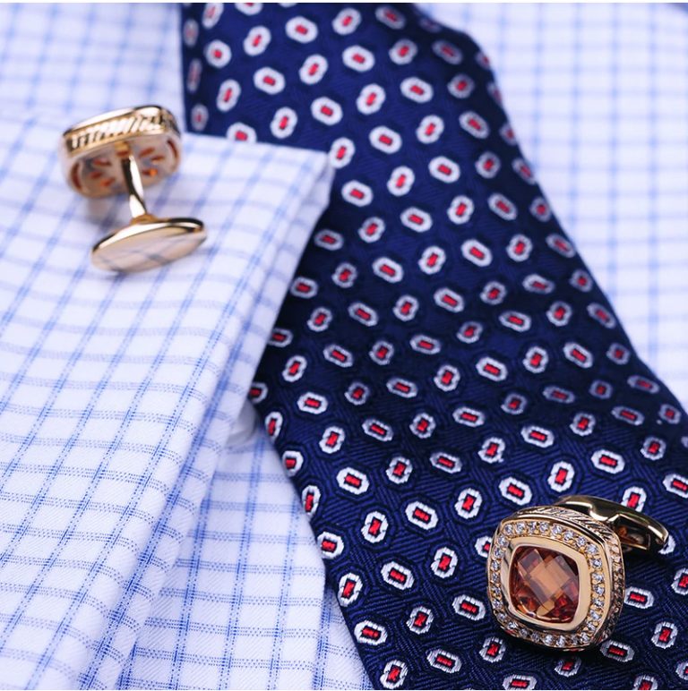 18K Gold Cufflinks Gentleman's Guru