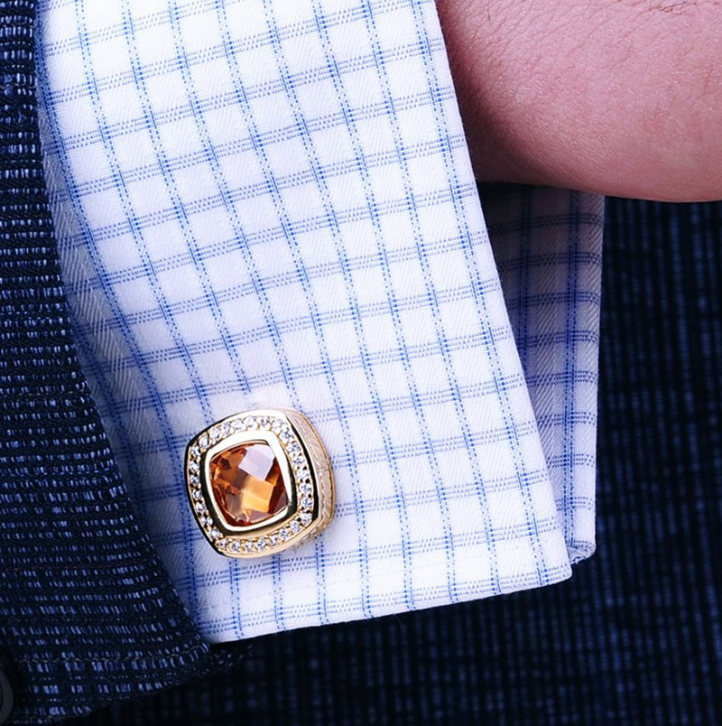 tiffany-cartier 18k Gold Cufflinks Button Shirt Cufflinks from Gentlemansguru.com
