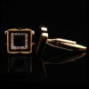 Black And Gold Cufflinks