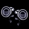 Black Onyx Cufflinks With Crystal Tuxedo Cufflinks Set from Gentlemansguru.com