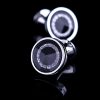 Black Round Cufflinks Set from Gentlemansguru.com