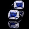 Crystal Blue Sapphire Cufflinks