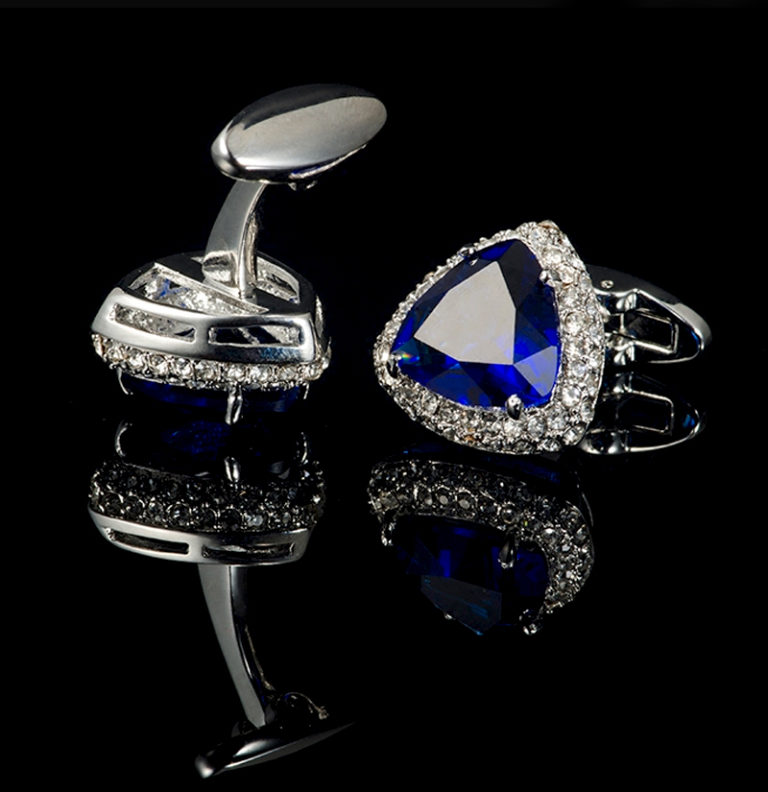 Luxury-Sapphire-Blue-Cufflinks-from-Gentlemansguru