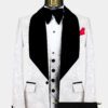 Mens-White-Damask-Tuxedo-Wedding-Groom-Prom-Suit-from-Gentlemansguru.com