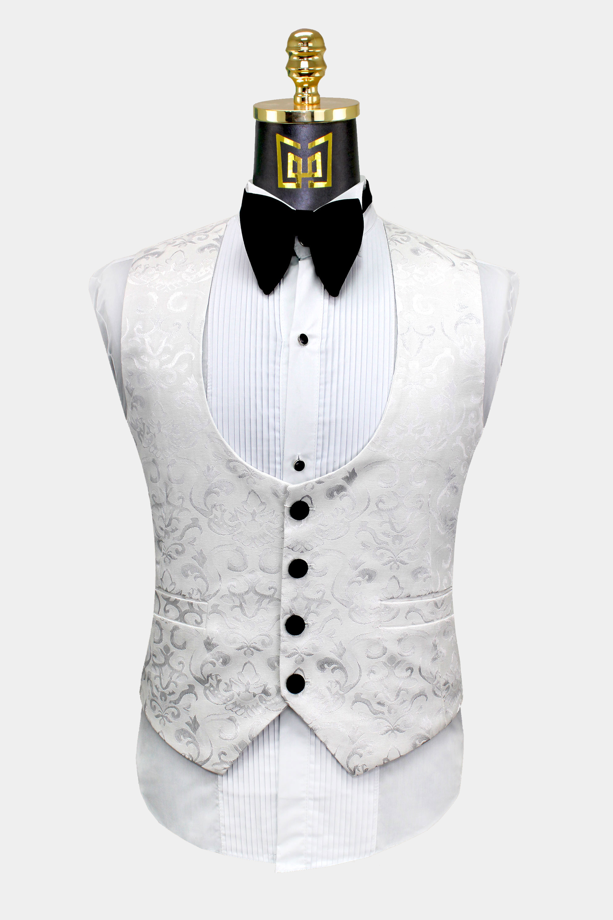 Mens-White-Tuxedo-Vest-Wedding-Groom-Suit-from-Gentlemansguru.Com_