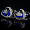 Sapphgire-Blue-Cufflinks-With-Zircon-Stone-from-Gentlemansguru