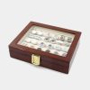 Wooden Cufflink Storage Box