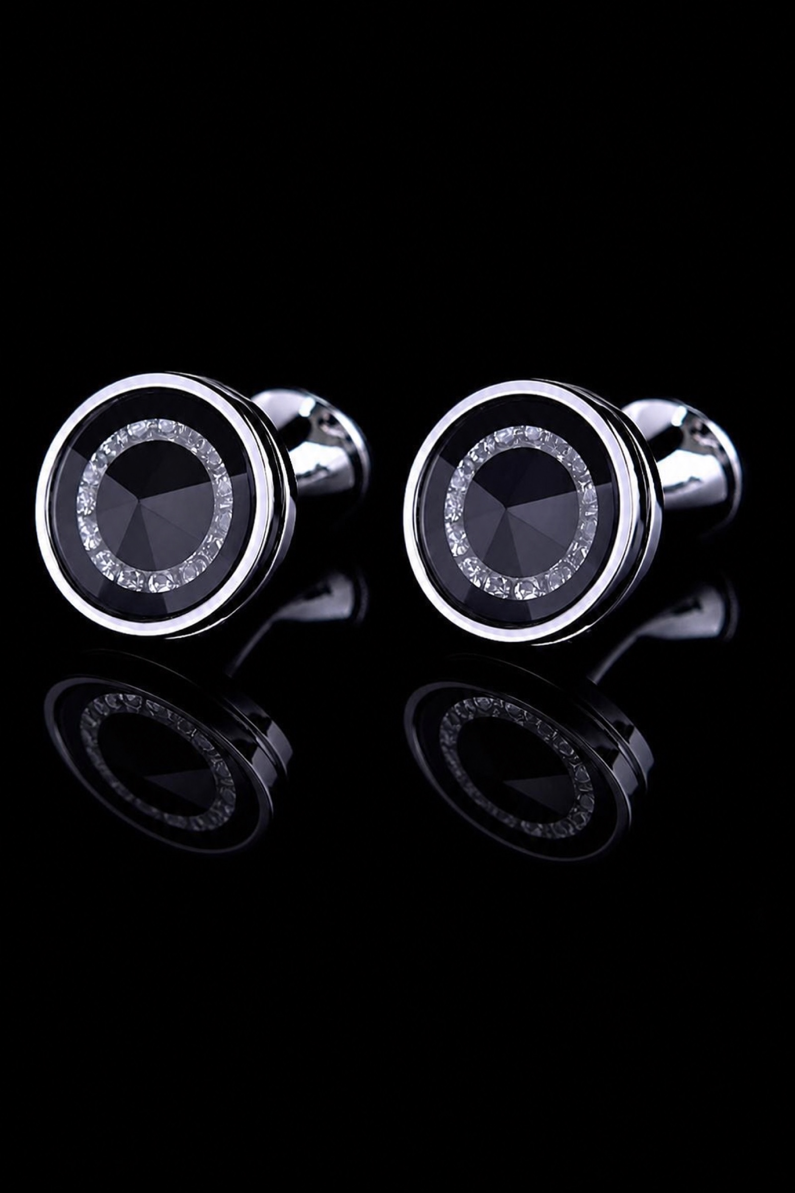 Black Onyx Tuxedo Cufflinks from Gentlemansguru.com