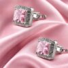 Blush Pink Prom Cufflinks from Gentlemansguru.com
