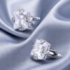 Diamond Look Black Tie Cufflinks from Gentlemansguru.com