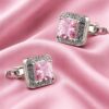Light Pink Tuxedo Cufflinks from Gentlemansguru.com
