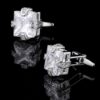 Princess Cut Wedding Cufflinks from Gentlemansguru.com