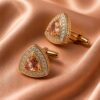 Rose Gold Anniversary Cufflinks from Gentlemansguru.com