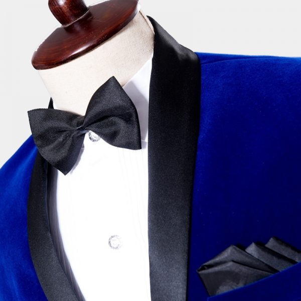 Royal Blue Velvet Tuxedo Suit Blue Velvet Suit Gentleman's Guru