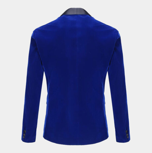 Royal Blue Velvet Tuxedo Jacket
