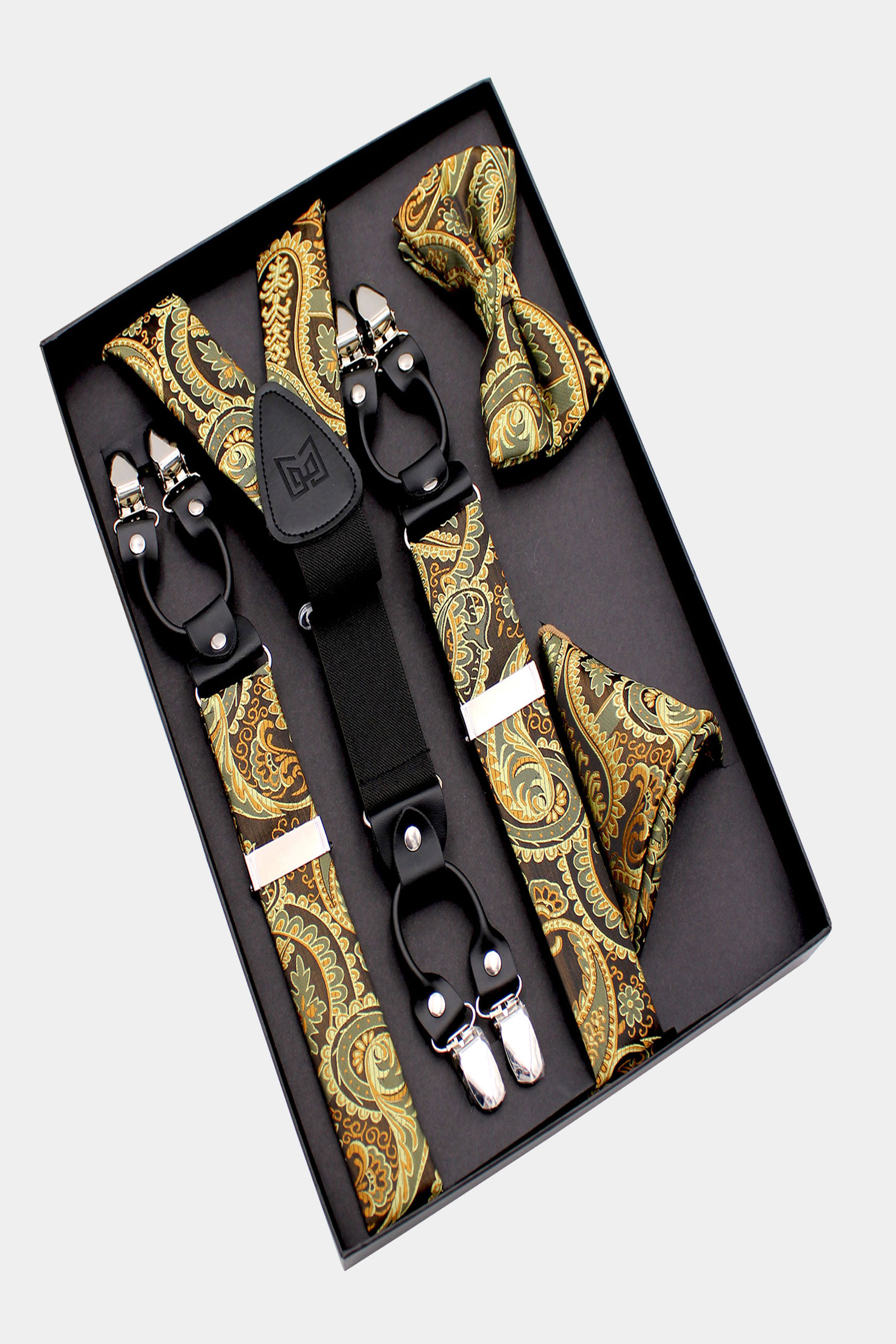 Gold discount bow tie