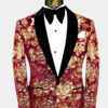 Mens-Burgundy-and-Gold-Tuxedo-Jacket-Sequin-Bling-Prom-Blazer-Suit-from-Gentlemansguru.com