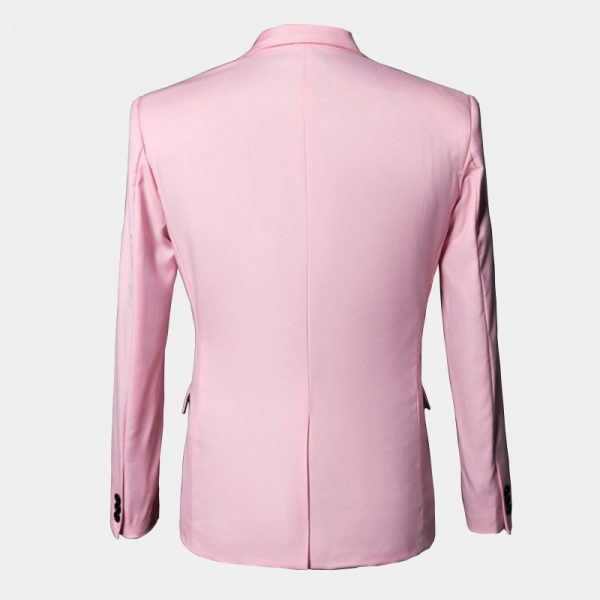 Men's Light Pink Suit Jacket Blazer Jacket Gentleman's Guru