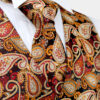 Burnt-Orange-Paisley-Groomsmen-Wedding-Vest-Tuxedo-WAistcoat-from-Gentlmemansguru.com_