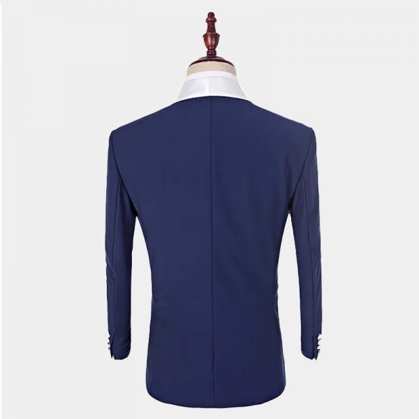 Classic Navy Blue Tuxedo Pants