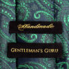 Emerald-Green-Paisley-Necktie-Emerald-Green-Paisley-Pocket-Square-Handkerchief-from-Gentlemansguru.com