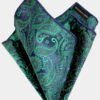 Emerald-Green-Paisley-Pocket-Square-Handkerchief-from-Gentlemansguru.com