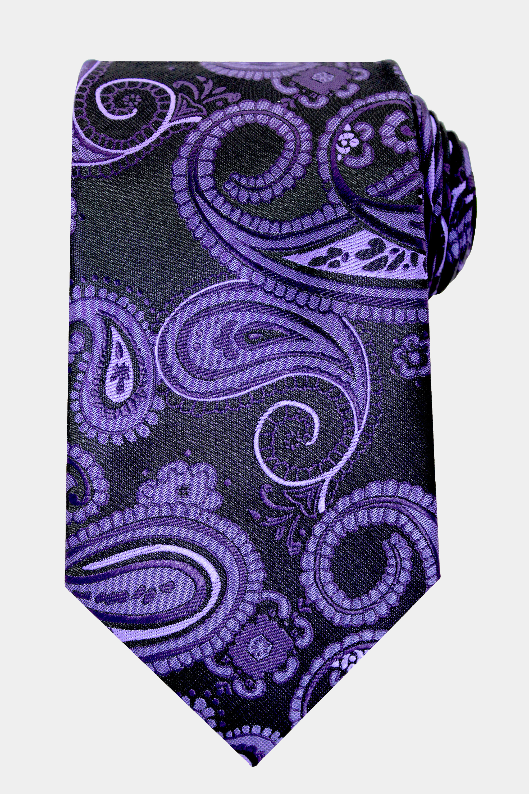 Purple-Paisley-Tie-and-Vest-Set-Tuxedo-Waistcoat-from-Gentlemansguru.com