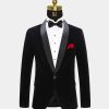 Black Velvet Tuxedo Jacket