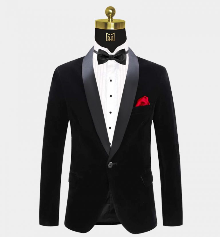 Black Velvet Tuxedo Jacket (FREE Shipping) Gentleman's Guru