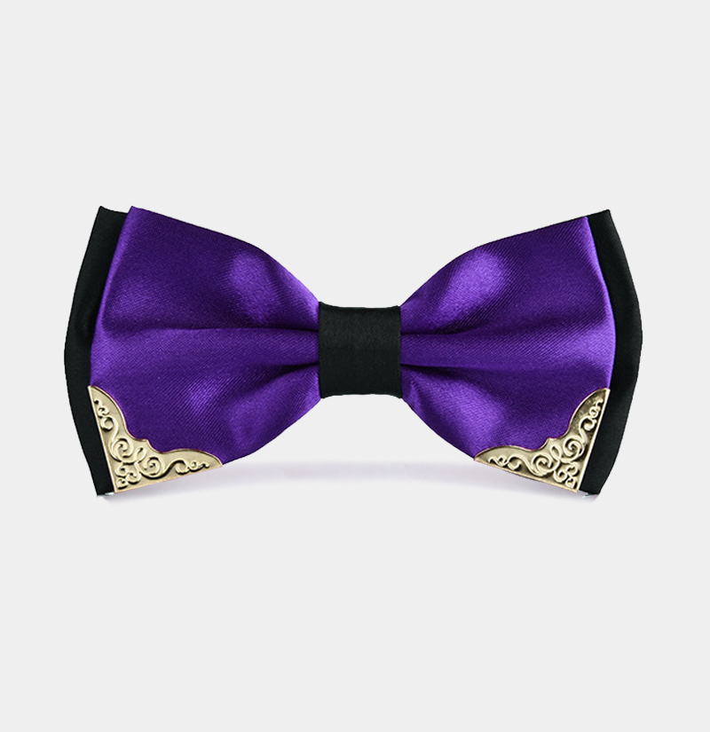 Purple and Black Bow Tie | Gentleman's Guru