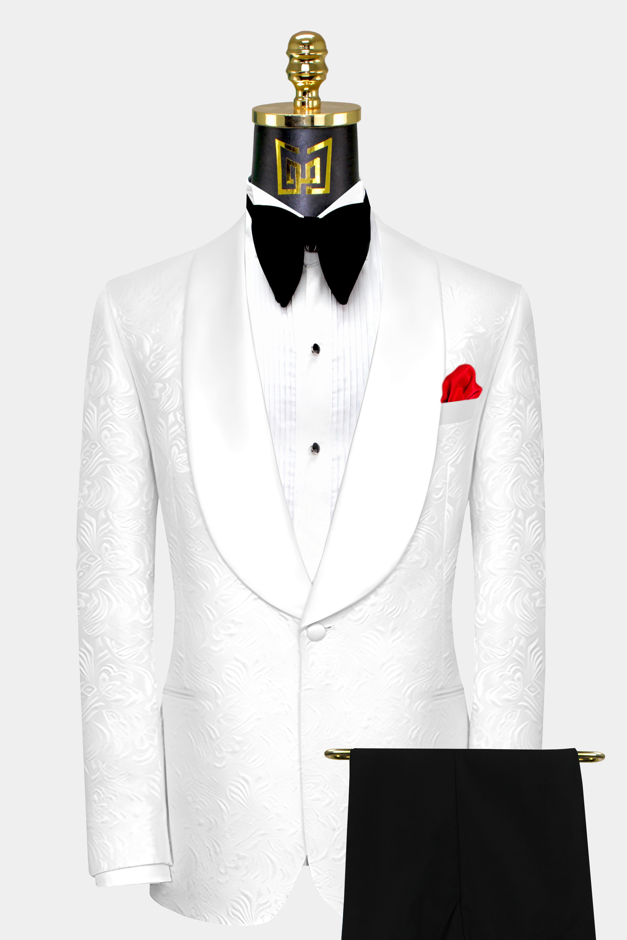 Mens-All-White-Tuxedo-Wedding-Suit-from-Gentlemansguru.com