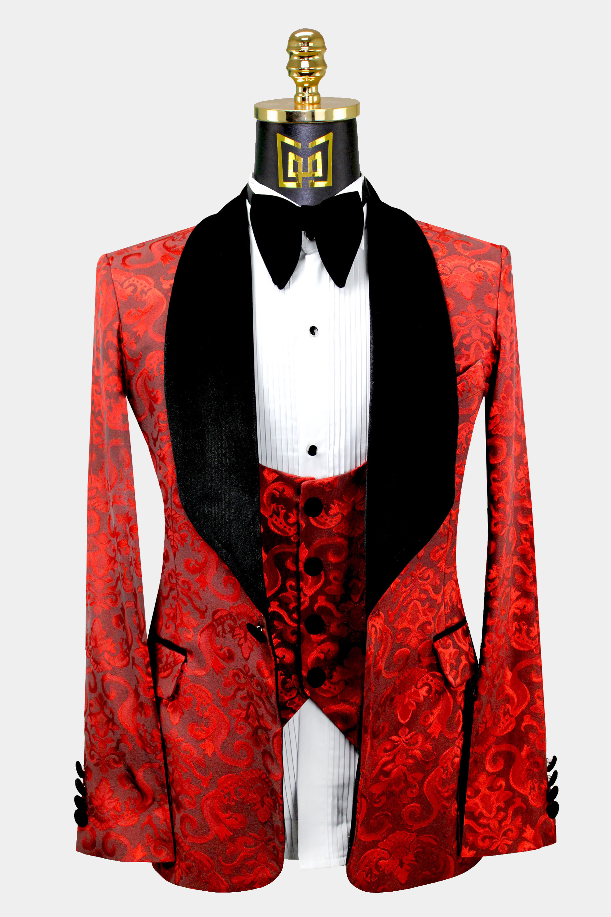 Mens-Damask-Red-and-Black-Tuxedo-Suit-JAcket-from-Gentlemansguru.com_