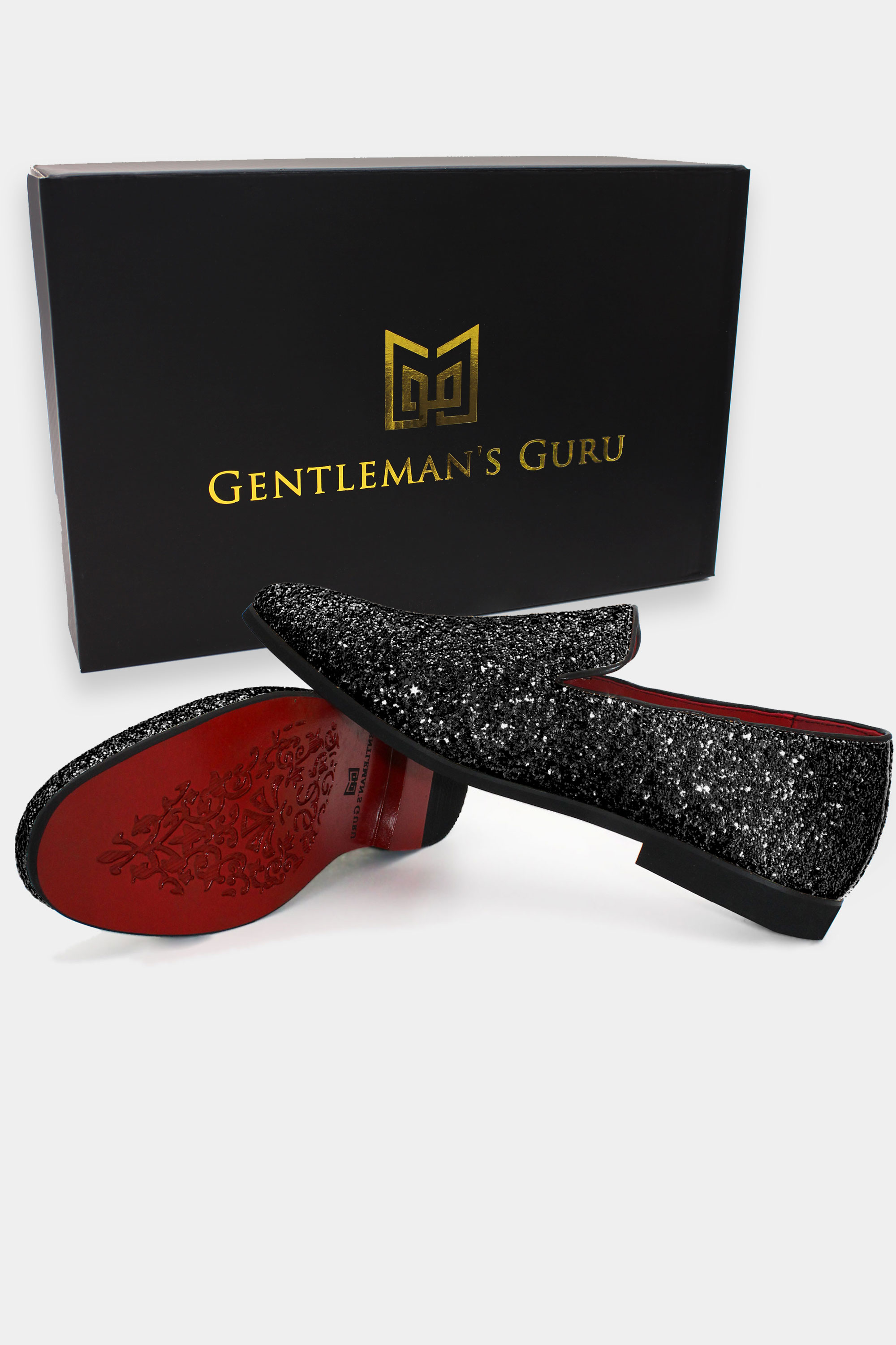 Black-Glitter-Sparkly-Designer-Loafer-from-Gentlemansguru.com