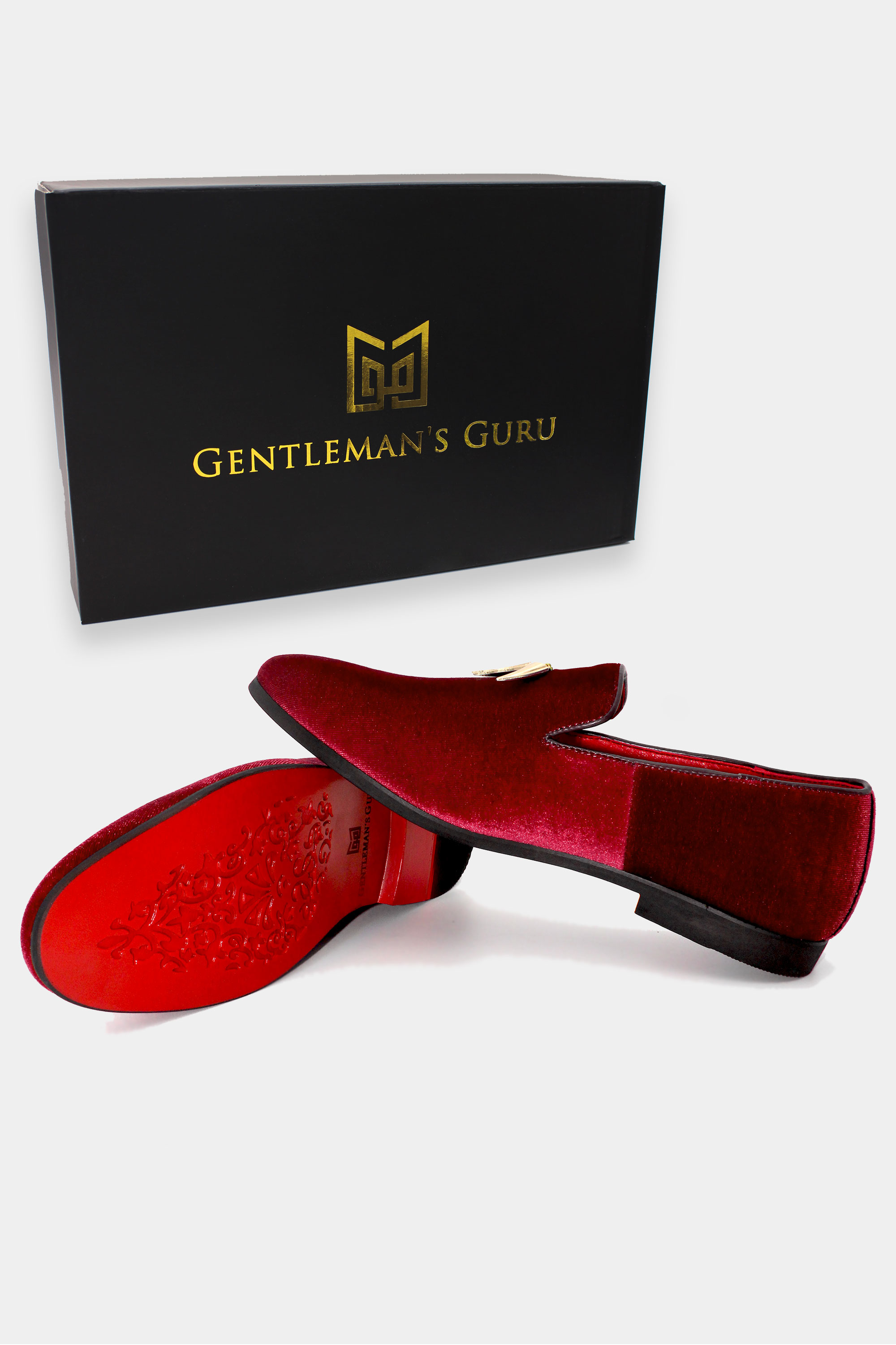 Mens-Burgundy-Velvet-Loafers-Luxury-Suede-Shoes-from-Gentlemansguru.com