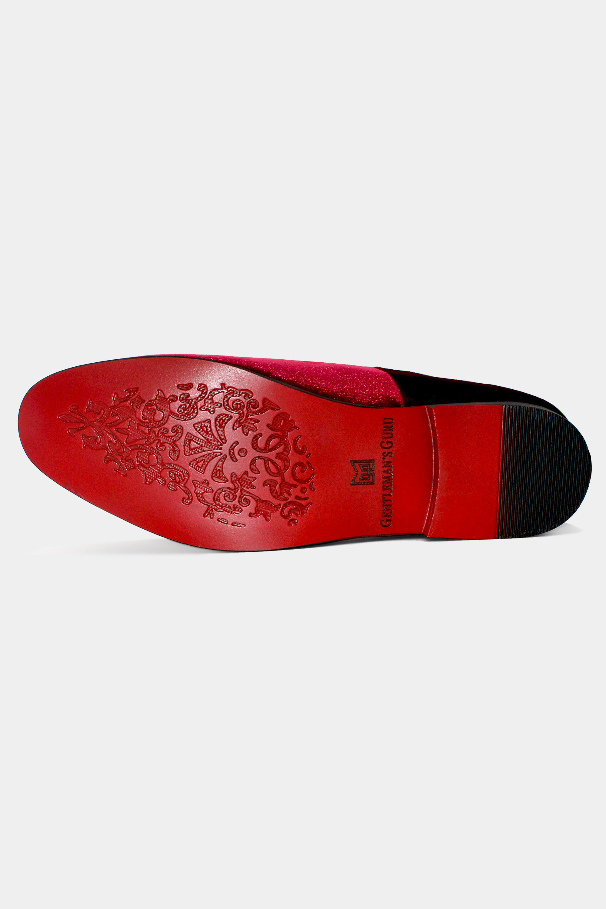 Mens-Red-Velvet-Shoes-Loafer-from-Gentlemansguru.com