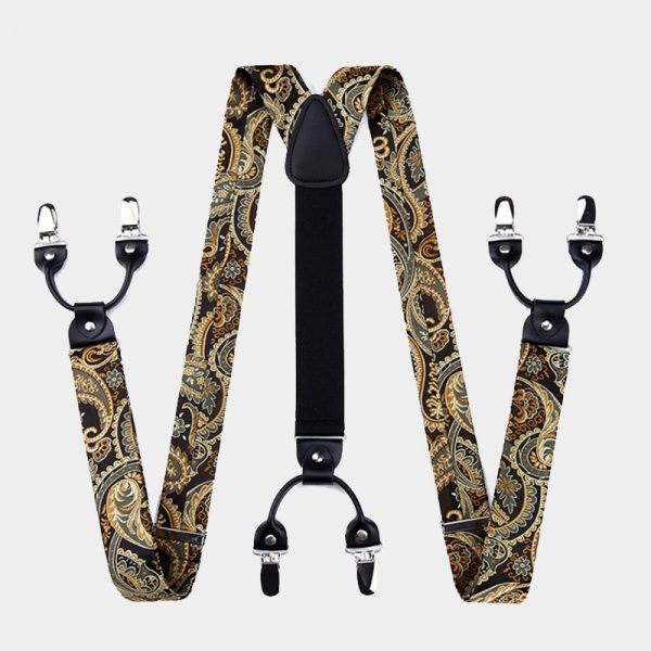 sparkly bow tie and suspenders