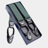 Mens Hunter Green Button Suspenders from Gentlemansguru.com