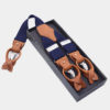 Mens Navy Blue Button End Suspenders from Gentlemansguru.com