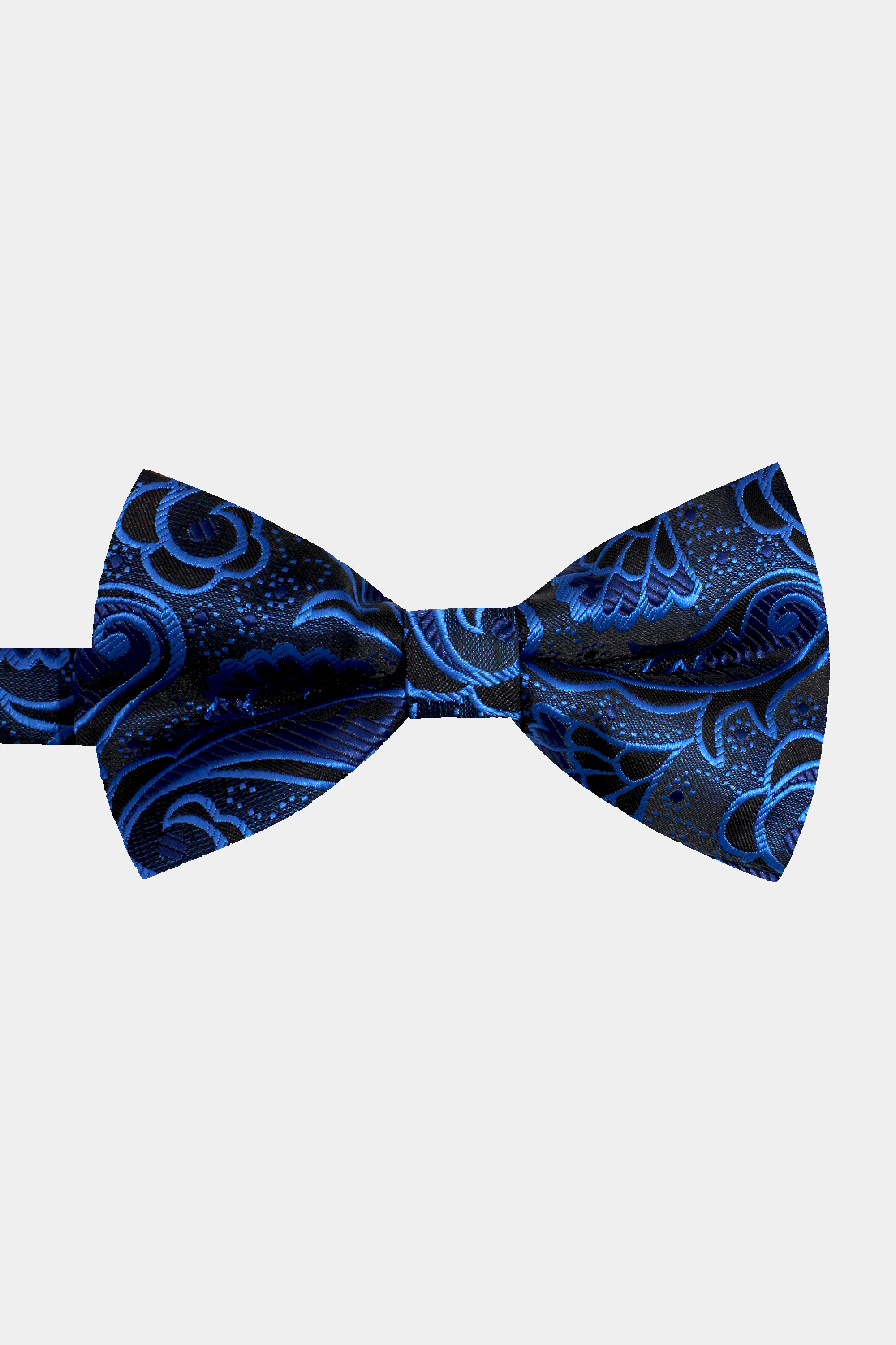 Royal-Blue-Paisley-Bow-Tie-from-Gentlemansguru.com