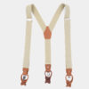 Wedding Beige Button End Suspenders from Gentlemansguru.com