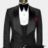 Mens-All-Black-Tuxedo-Groom-Wedding-Suit-Prom-Outfit-from-Gentlemansguru.com