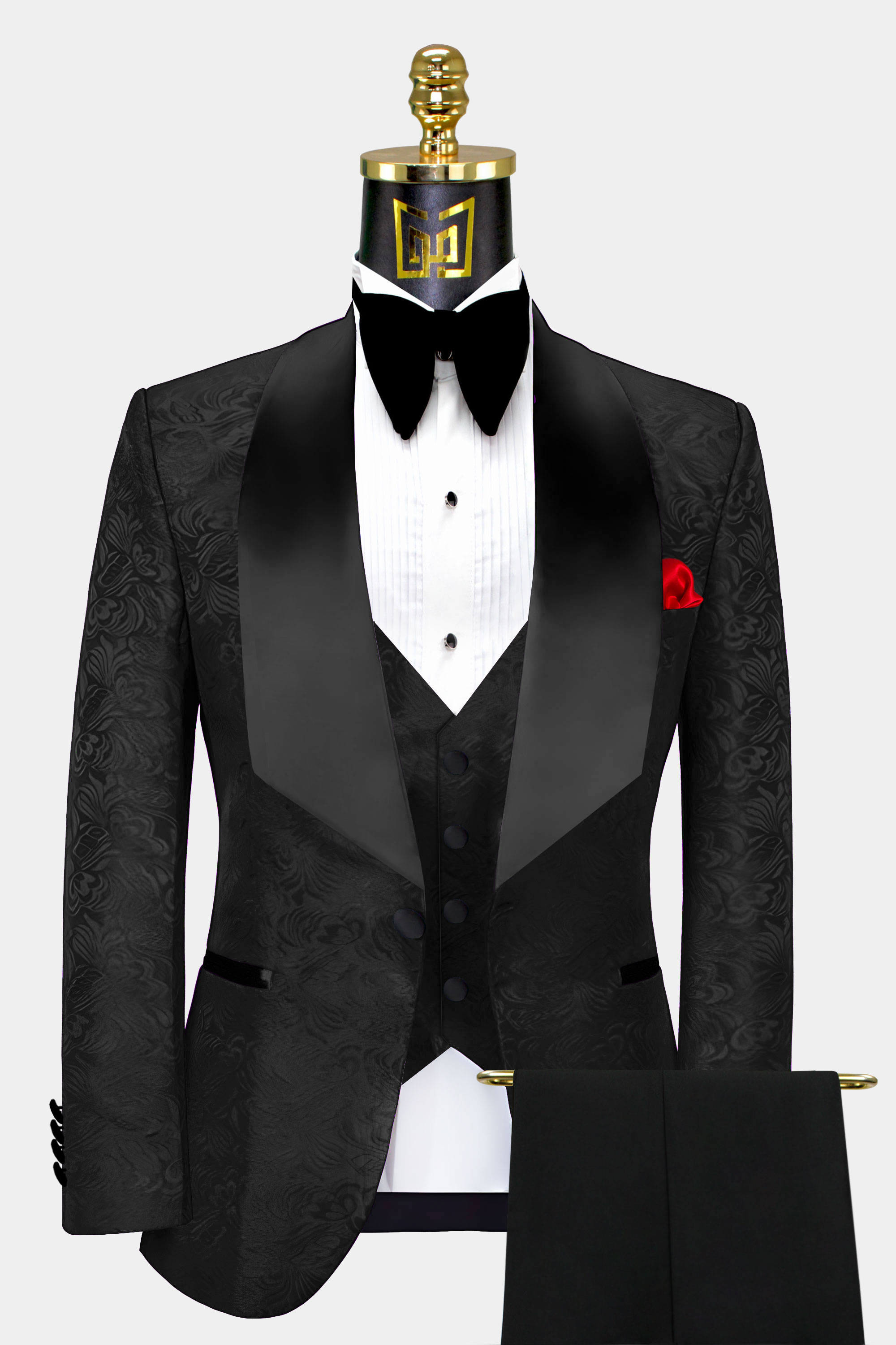 All Black Tuxedo Suit - 3 Pieces | Gentleman's Guru