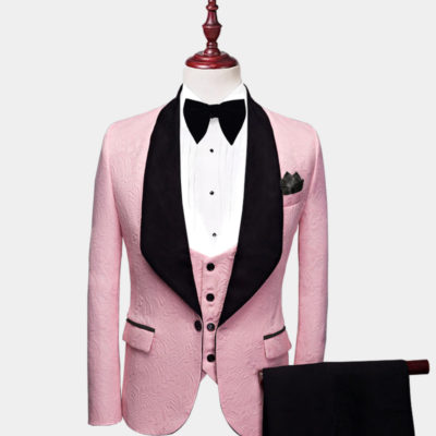 pink tuxedo pants